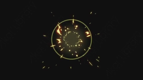AE模板-卡通手绘动态火花元素Elements_-_Sparks_087_Hit_Explosion_Radial_MIX_noCT_noRSZ