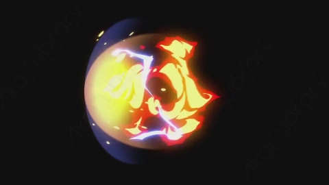 AE模板-卡通火焰燃烧元素Elements_-_Fire_075_Hit_Right_MIX_noCT_noRSZ