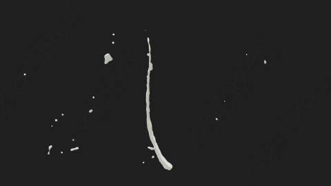 AE模板-卡通手绘运动线条液体飞溅元素Liquid_Stroke_65