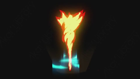 AE模板-卡通火焰燃烧元素Elements_-_Fire_083_Ray_Up_MIX_noCT_noRSZ