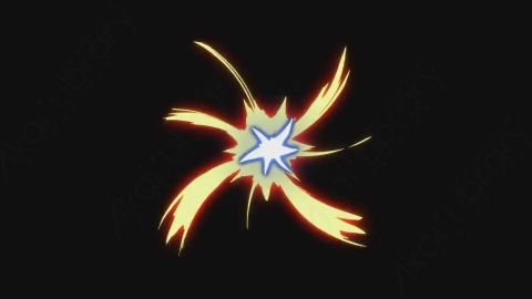 AE模板-卡通手绘动态火花元素Elements_-_Sparks_098_Hit_Explosion_Radial_MIX_noCT_noRSZ