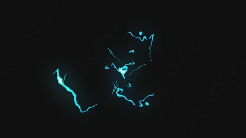 AE模板-卡通手绘动态闪电能量元素Electricity_(G2)_26