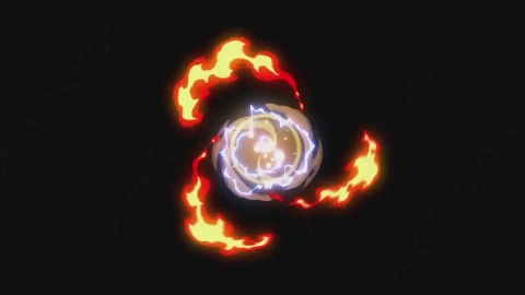 AE模板-卡通火焰燃烧元素Elements_-_Fire_090_Explosion_Hit_Radial_MIX_noCT_noRSZ