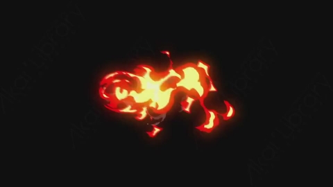 AE模板-卡通火焰燃烧元素Elements_-_Fire_091_Torch_Fireball_Right_MIX_noCT_noRSZ