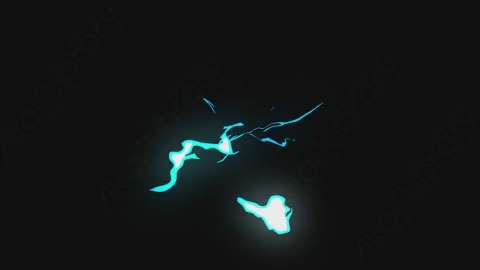 AE模板-卡通手绘动态闪电能量元素Electricity_(G2)_33