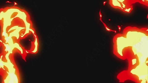 AE模板-卡通火焰燃烧元素Elements_-_Fire_100_Up_MIX_Wide_noCT