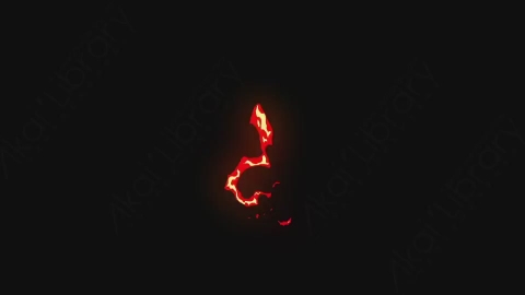 AE模板-卡通火焰燃烧元素Elements_-_Fire_107_Stroke_Up_noCT_noRSZ