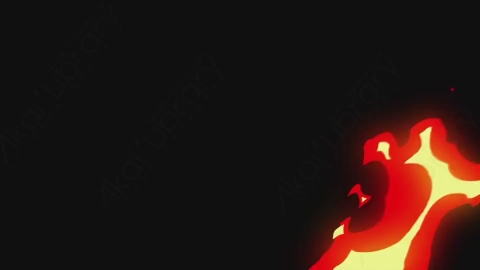 AE模板-卡通火焰燃烧元素Elements_-_Fire_110_Wide_Up_loop_noCT_noRSZ