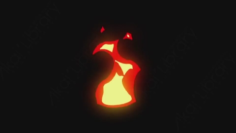 AE模板-卡通火焰燃烧元素Elements_-_Fire_112_Torch_Calm_End_noCT_noRSZ