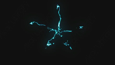 AE模板-卡通手绘动态闪电能量元素Electricity_(G3)_1