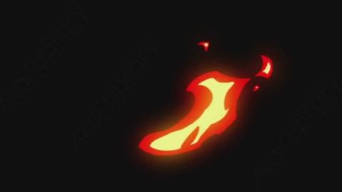 AE模板-卡通火焰燃烧元素Elements_-_Fire_112_Torch_Windy_End_noCT_noRSZ