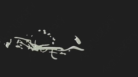 AE模板-卡通手绘液体飞溅元素Liquid_Splash_89
