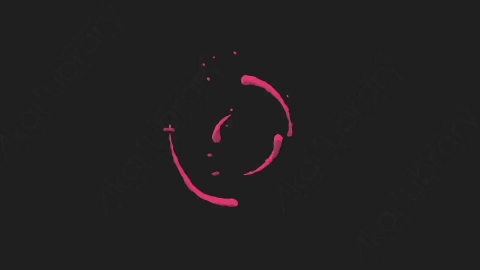 AE模板-卡通手绘运动线条液体飞溅元素Liquid_Stroke_93