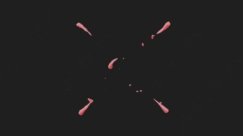 AE模板-卡通手绘运动线条液体飞溅元素Liquid_Stroke_95