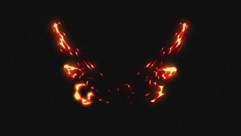 AE模板-卡通火焰燃烧元素Elements_-_Fire_119_Wings_Radial_MIX_noCT_noRSZ