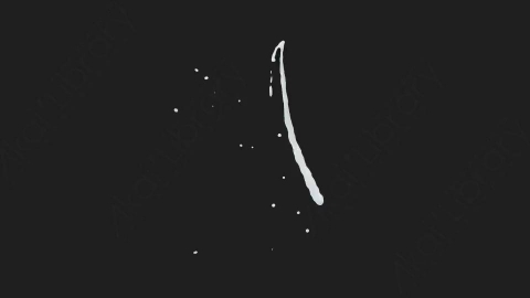 AE模板-卡通手绘运动线条液体飞溅元素Liquid_Stroke_98