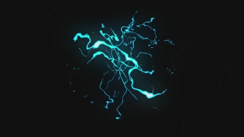 AE模板-卡通手绘动态闪电能量元素Electricity_(G3)_20