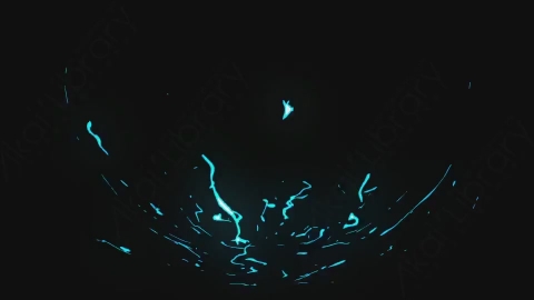 AE模板-卡通手绘动态闪电能量元素Electricity_(G3)_30