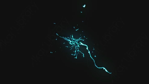 AE模板-卡通手绘动态闪电能量元素Electricity_(G3)_33