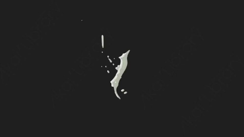 AE模板-卡通手绘液体飞溅元素Liquid_Splash_136