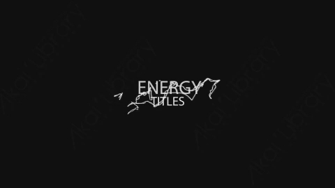 AE模板-卡通手绘文字标题Energy 2