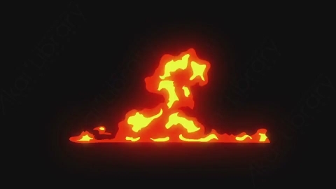 AE模板-卡通手绘爆炸元素Explosion_5