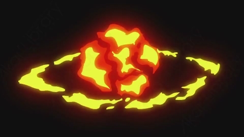 AE模板-卡通手绘爆炸元素Explosion_7