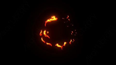 AE模板-卡通手绘火焰燃烧元素Fire_14