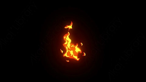 AE模板-卡通手绘火焰燃烧元素Fire_9