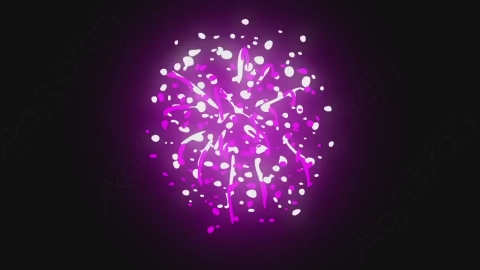 AE模板-卡通手绘烟花元素FireworksFX_1