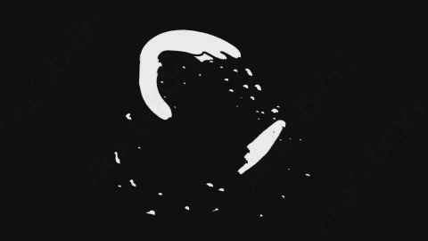 AE模板-卡通手绘动态液体飞溅元素Flying_Blob_06