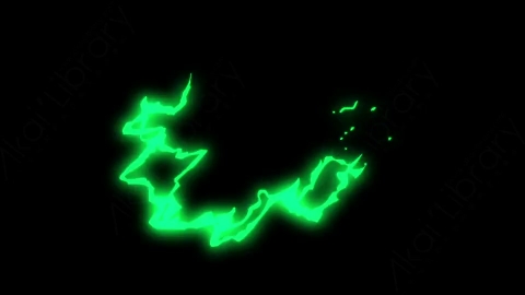 AE模板-卡通手绘闪电元素Lightning_2