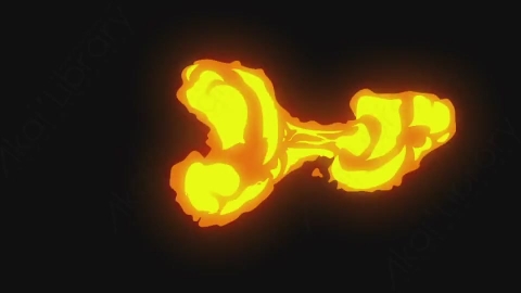 AE模板-卡通手绘枪口闪光元素Muzzle_Flash_1