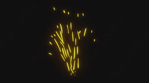 AE模板-卡通手绘火花烟花元素SparksFX_3
