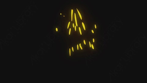 AE模板-卡通手绘火花烟花元素SparksFX_4