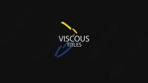 AE模板-卡通手绘文字标题Viscous